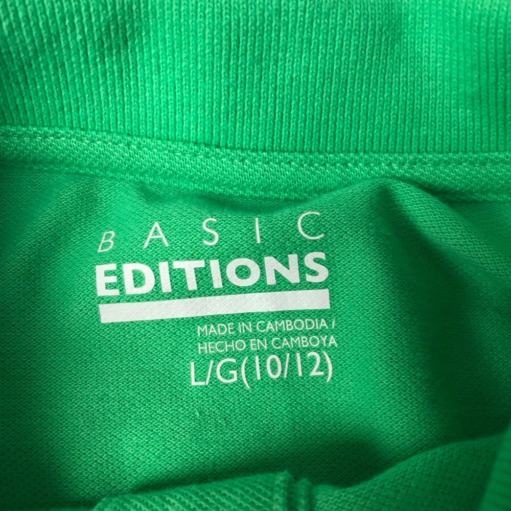 Basic Editions Green Polo - Picture 4 of 4